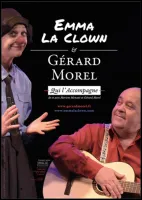 "Emma la clown & Gérard Morel qui l'accompagne"